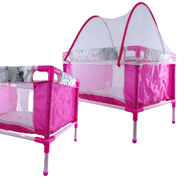 Combo de Coche, Cuna y Bebé para niñas - Imagen 2
