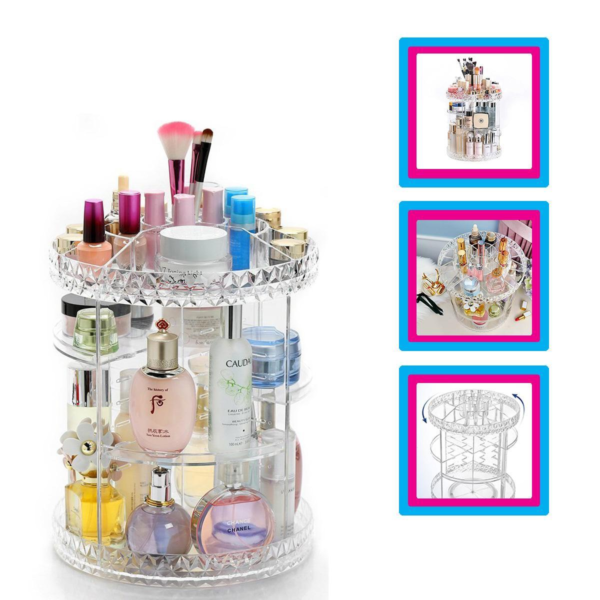 Organizador de maquillaje giratorio 360g - Imagen 5