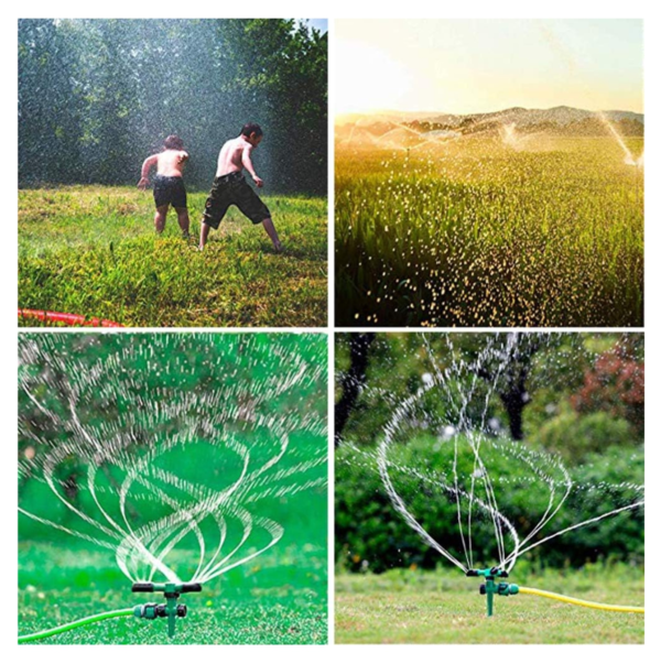 Sistema de Riego Aspersor Para Césped y Jardín