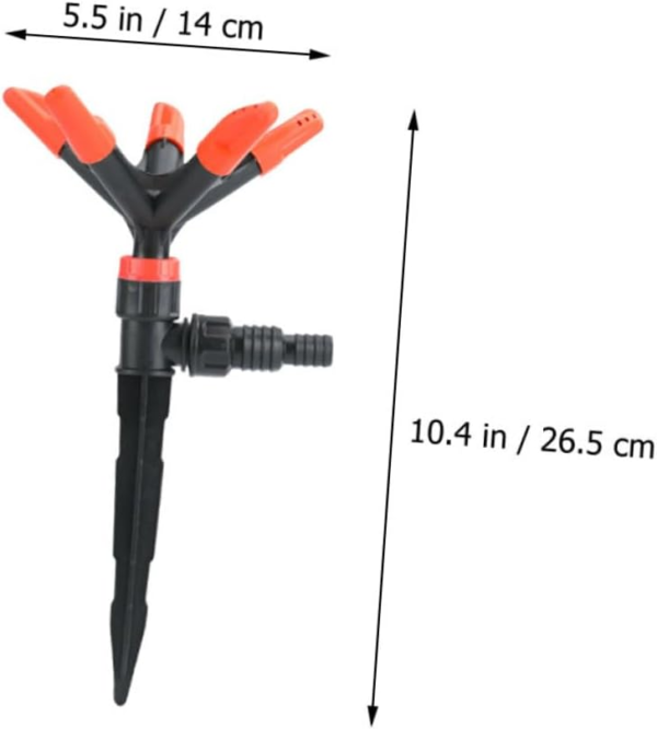 Sistema de Riego Aspersor Automático Giratorio 360° - Imagen 7