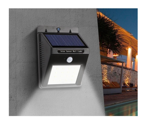 4 Lamparas Para Exteriores con Panel Solar - Imagen 4