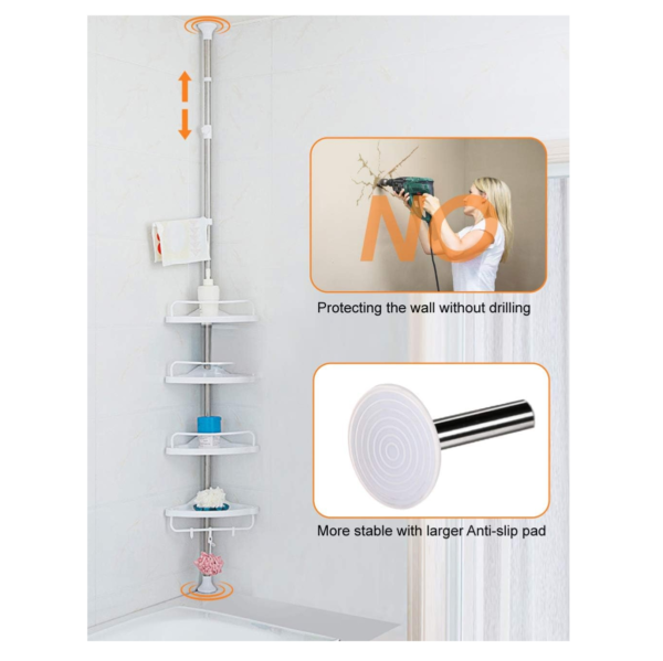 Organizador De Baño Esquinero - Imagen 10
