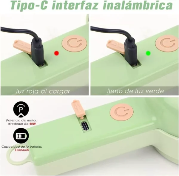 Cortadora Picadora de Verduras Electrica 4 En 1 - Imagen 4